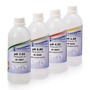 Solution tampon pH 7,41, ±0,01 pH, certificat d'analyse, bouteille 500 mL HI5074