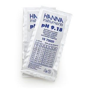 Solution tampon pH 9,18, 25 sachets de 20 mL HI70009P