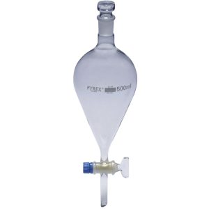 Ampoules forme poire robinet en verre