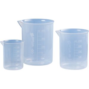 Béchers de Griffin en PP graduations moulées