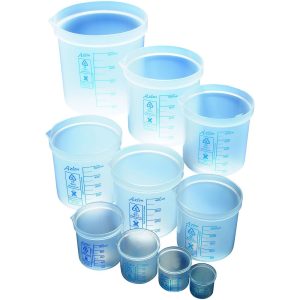 Béchers droits forme basse graduations imprimées