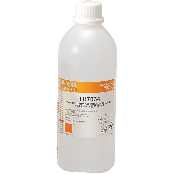 Solutions d'étalonnage TDS en flacons de 500 ml