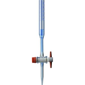 Burettes classe AS robinet droit en PTFE