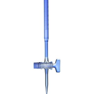 Burettes classe B robinet droit en verre