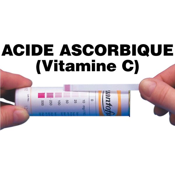 Bandelettes réactives Acide ascorbique
