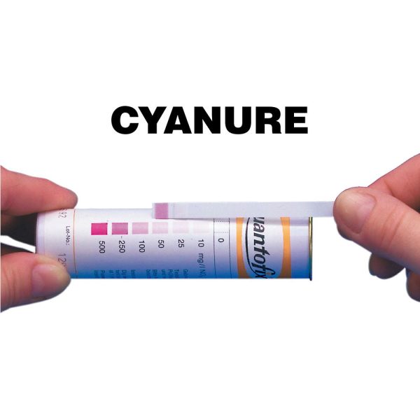 Bandelettes réactives Cyanure