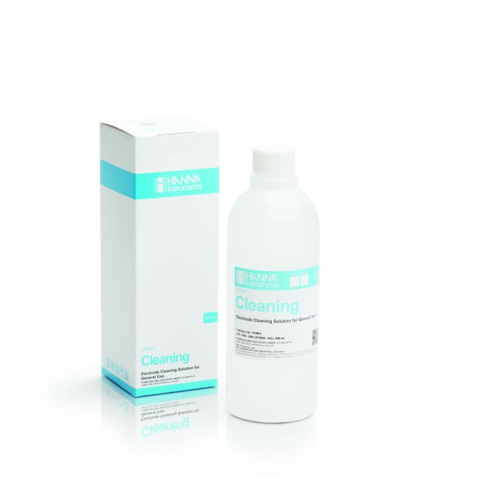 Solution de nettoyage d’électrode de pH à usage général (500 ml) HI7061L